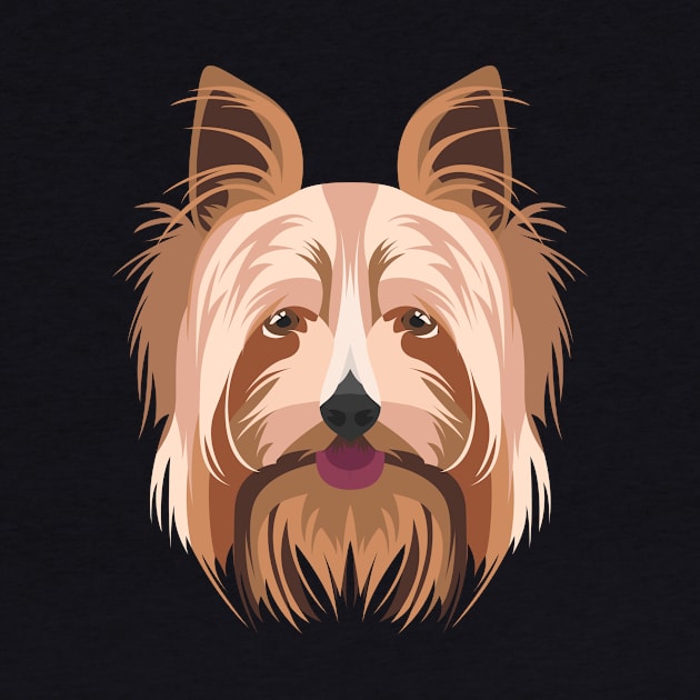 Smiling Yorkshire Terrier by GreenOptix